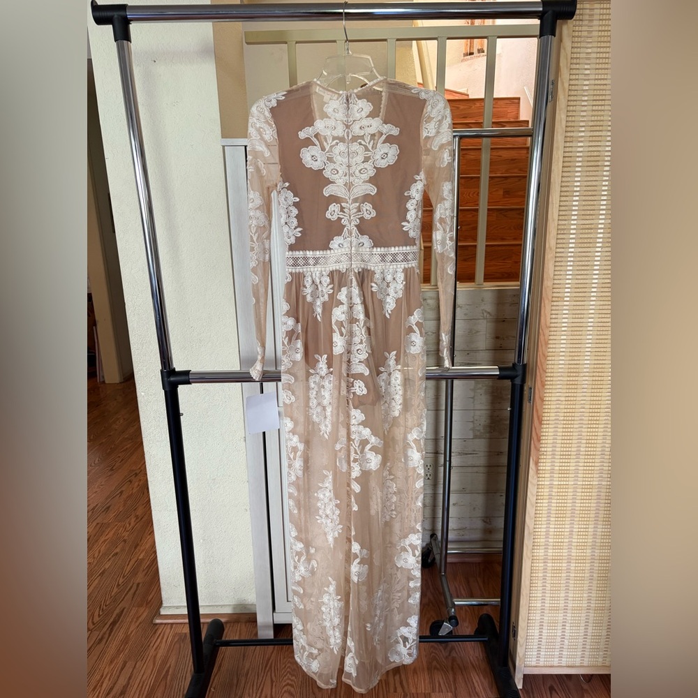 For Love & Lemons Temecula Maxi Dress Small Cottagecore Romantic Fairy Feminine - Picture 8 of 17
